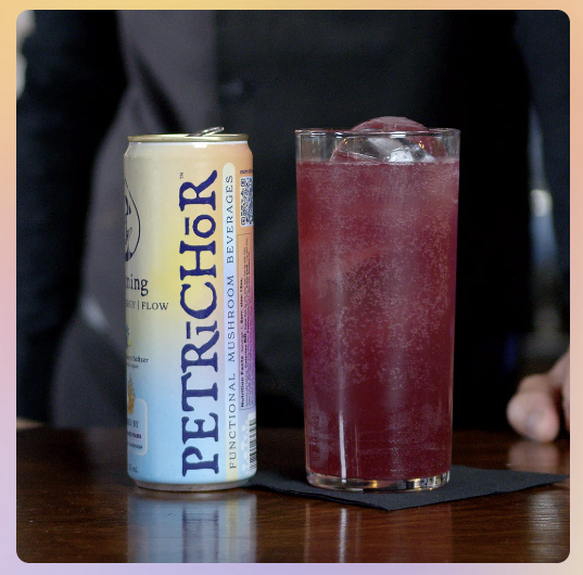 Petrichor Lightning Lemon Blueberry Seltzer | Herban Flow | THC