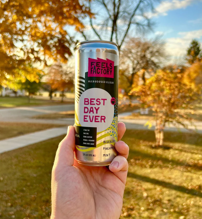 Feels Factory Best Day Ever 2.5MG THC Microdosed Elixir | Herban