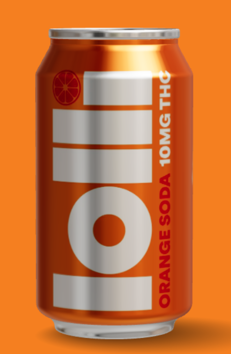 Lolli THC Orange Soda 10mg | Herban Flow | THC Infused