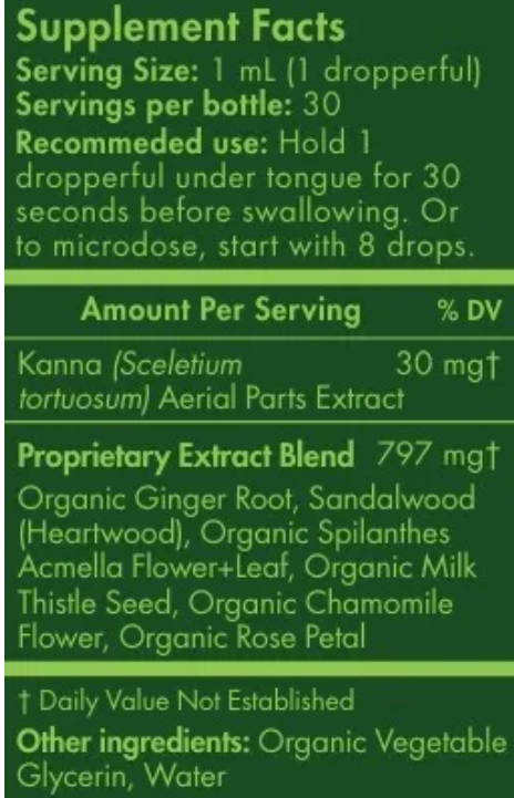 KA! Empathogenics - Kanna Tincture | Herban Flow | THC Infused