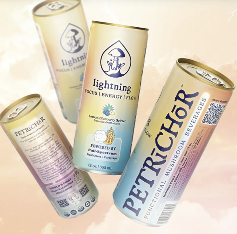Petrichor Lightning Lemon Blueberry Seltzer | Herban Flow | THC