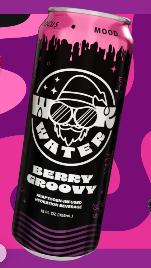 Wook Water Berry Groovy | Herban Flow | THC Infused & Functional