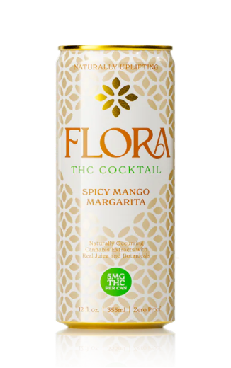 Flora Spicy Mango Margarita 5mg THC Cocktail | Herban Flow