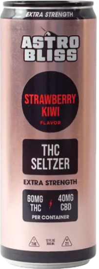 ASTRO 四季 Astro Bliss Strawberry Kiwi 60mg THC 40mg CBD Seltzer | Herban