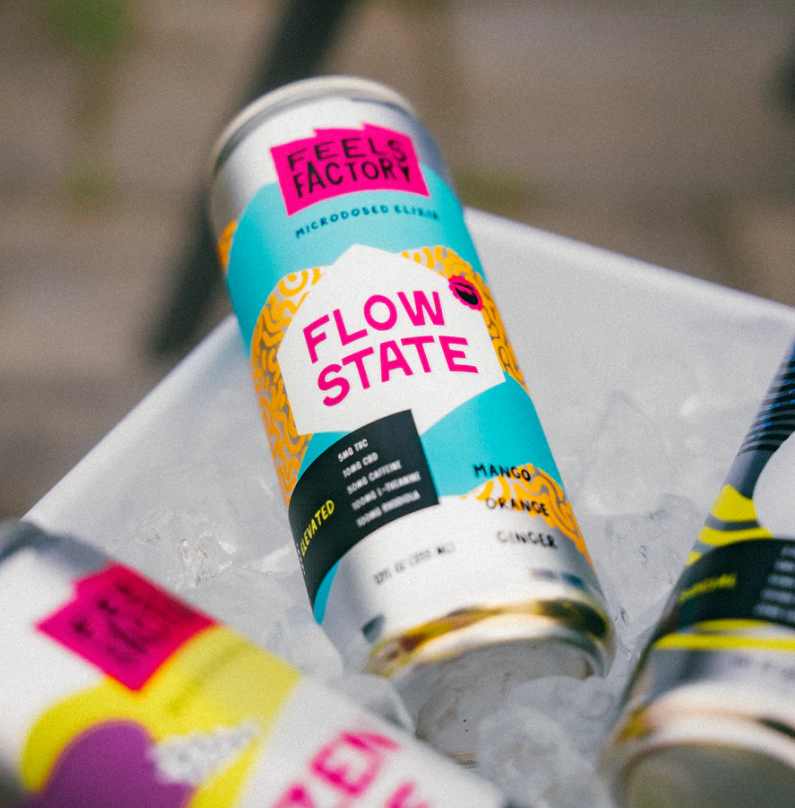 Feels Factory Flow State 5MG THC Microdosed Elixir | Herban Flow