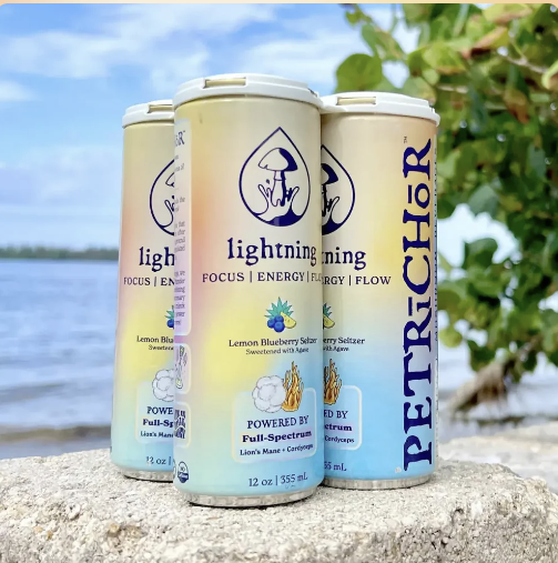 Petrichor Lightning Lemon Blueberry Seltzer | Herban Flow | THC