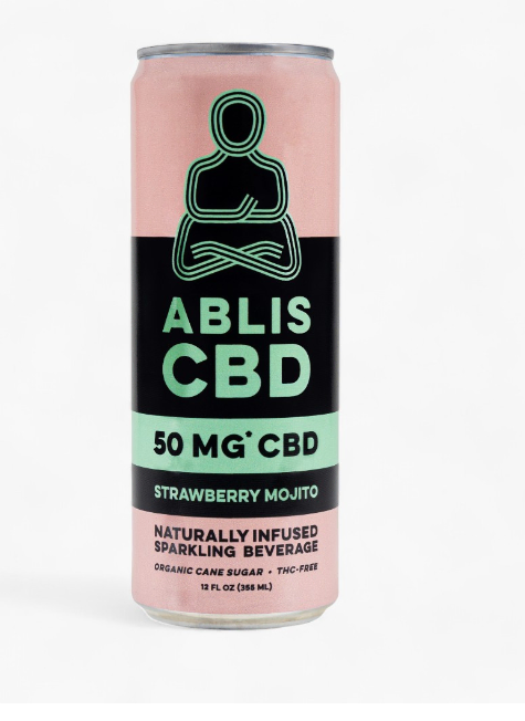 Ablis CBD-Infused Strawberry Mojito | Herban Flow | THC Infused