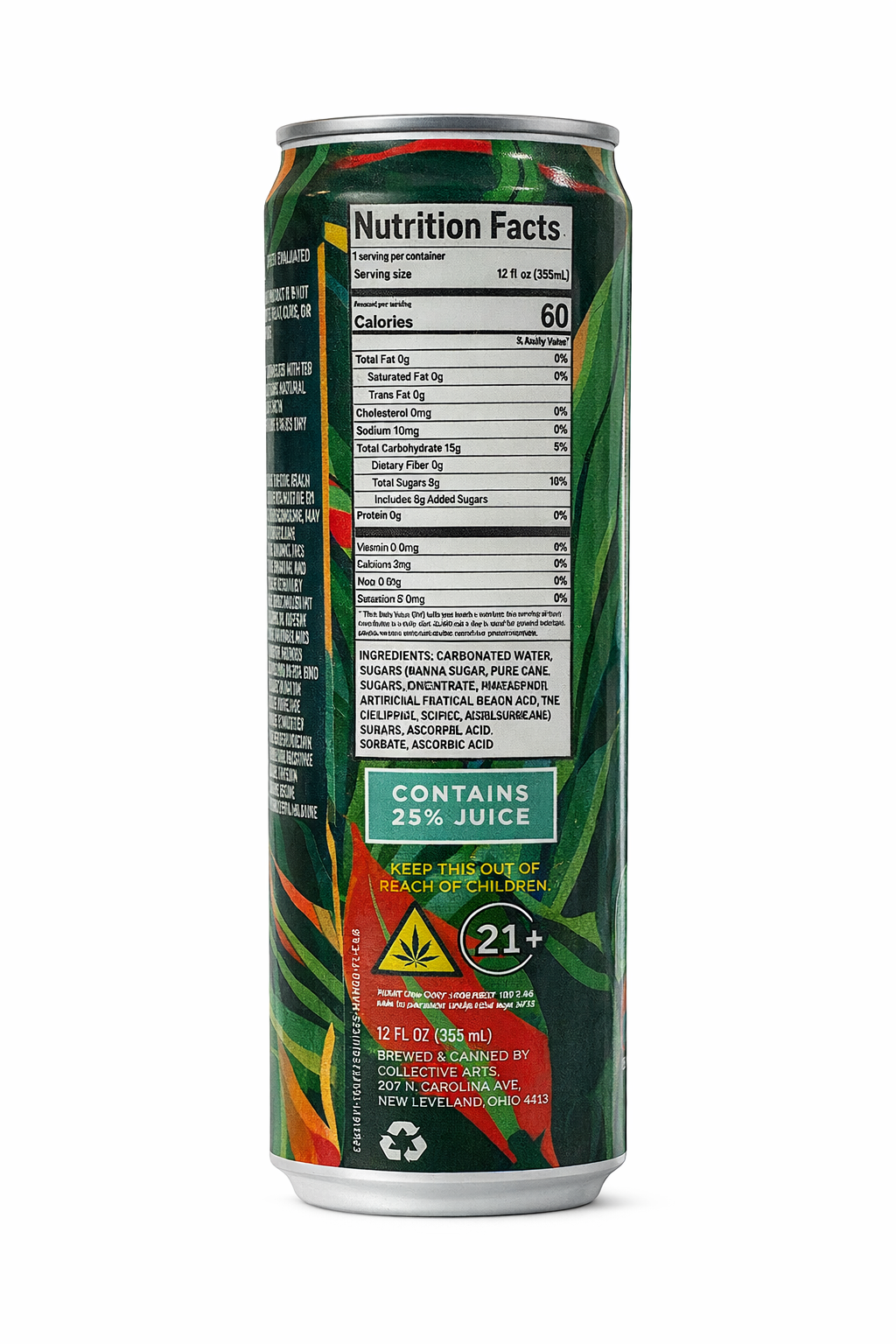 Collective Arts THC 10mg Mango Pineapple & Coconut | Herban Flow