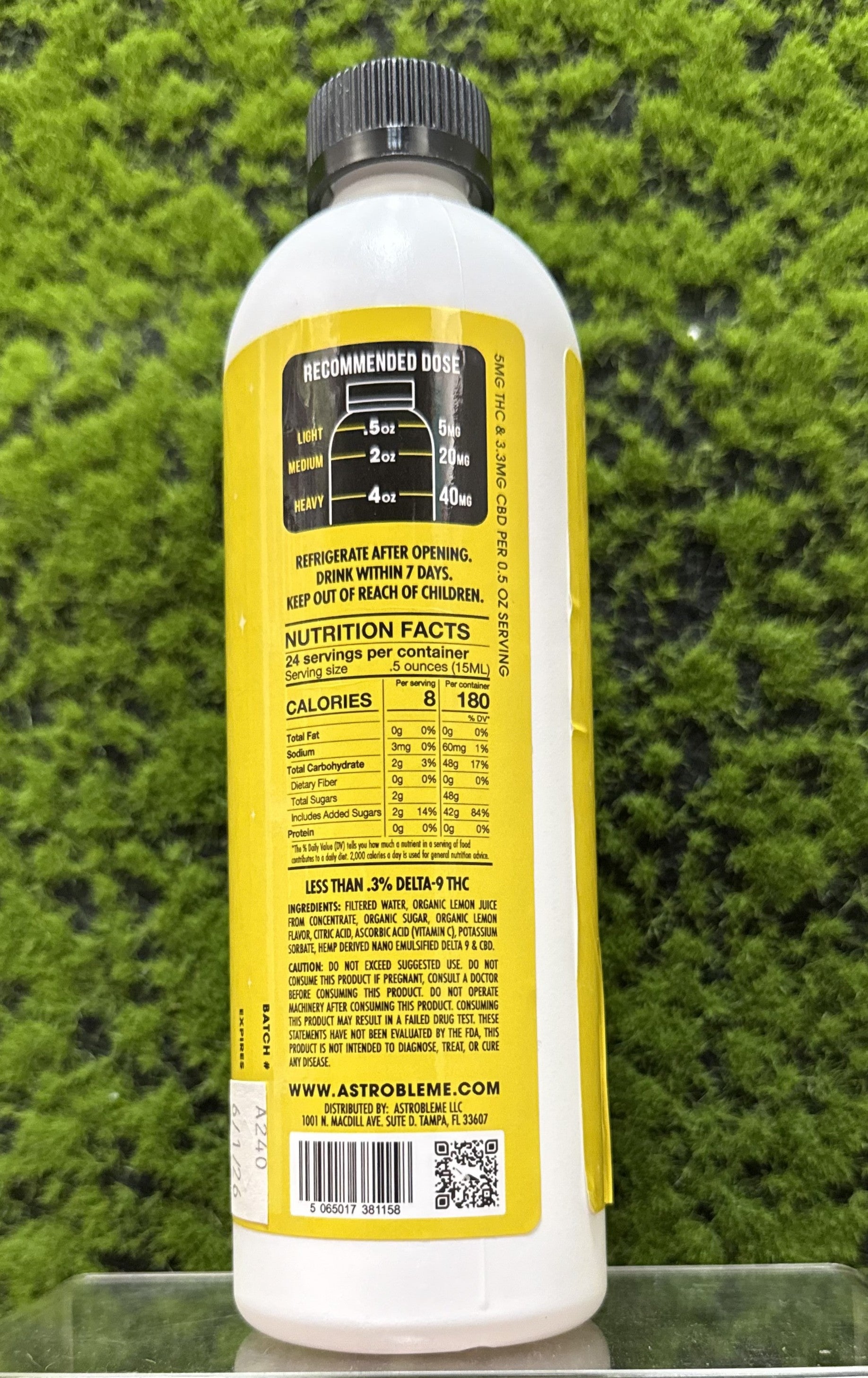Astro Bliss 120mg THC Original Lemonade Extra Strength | Herban