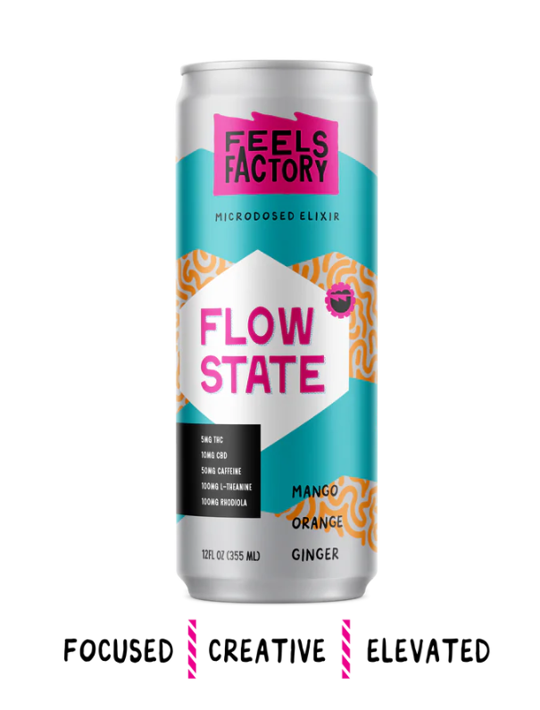 Feels Factory Flow State 5MG THC Microdosed Elixir | Herban Flow