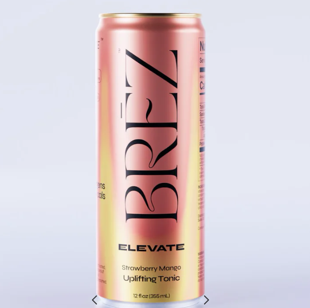 Brez Elevate – Strawberry Mango Adaptogen Energy Drink | Herban