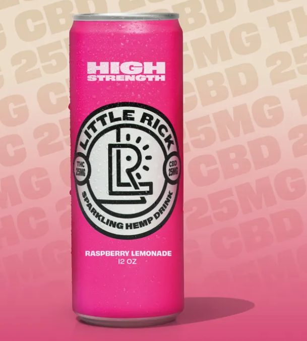 Little Rhythnnneリトルリズン　美品 Little Rick Raspberry Lemonade 25mg THC Drink | Herban Flow | THC